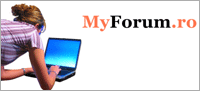 Pagina de start a forumului manager.MyForum.ro